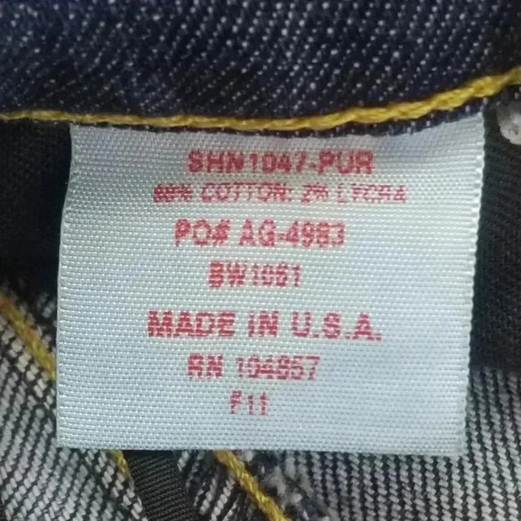 AG Adriano Goldschmied The Short Cuff Cropped 26 R - Picture 10 of 10